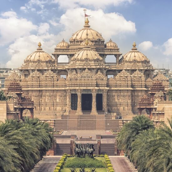 Hindu temple in New Delhi, India