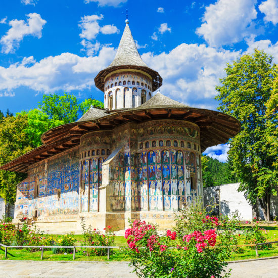 le monastere de voronet roumanie