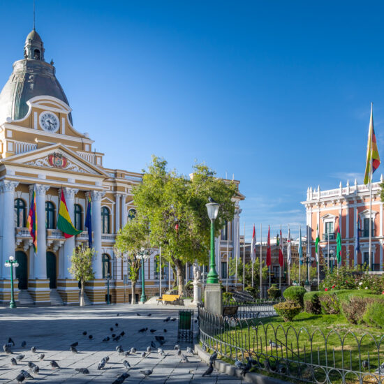 Plaza Murillo and Bolivian Government Palace La Paz, Bolivia