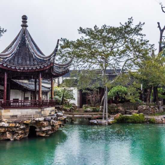 The beautiful Master of the Nets Garden of Suzhou, China
