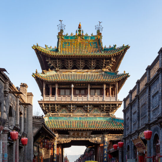 The ancient city of Pingyao in China