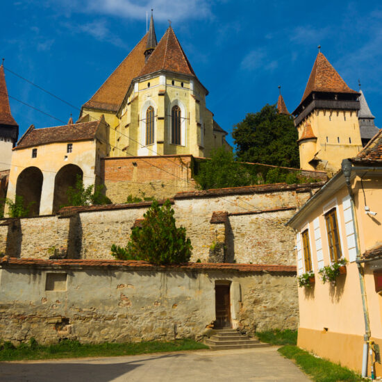 Church Fortification in Biertan is architecture landmark