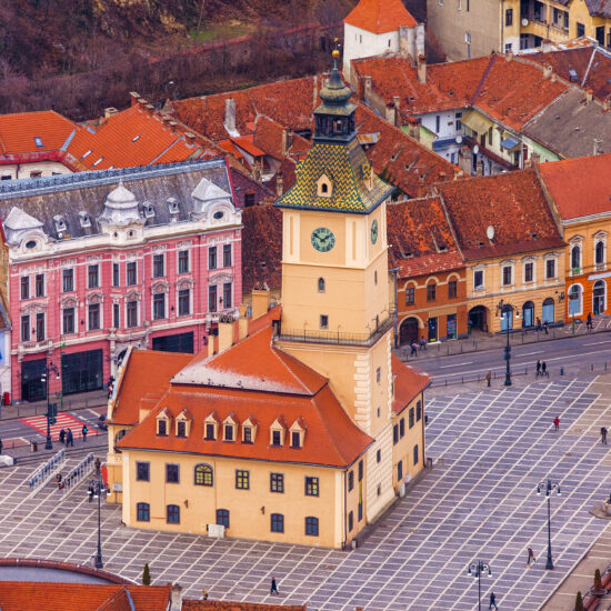 Brasov city center, Council Square.