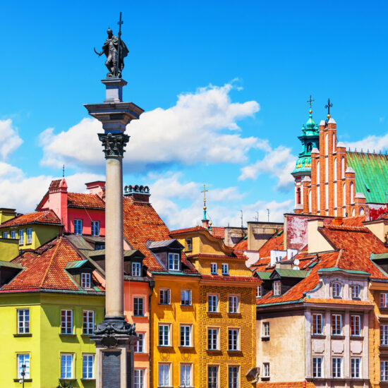 Old Town in Warsaw, Poland