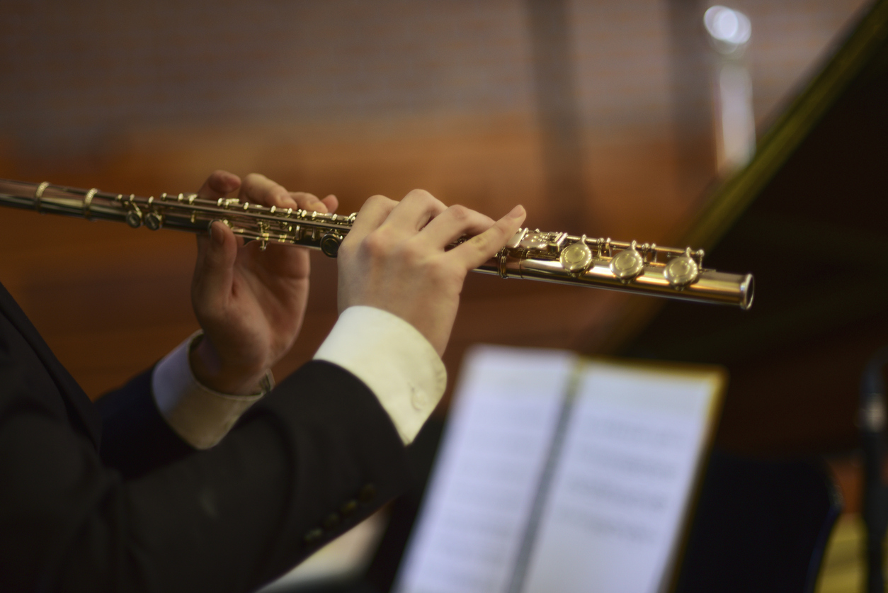 Flute playing