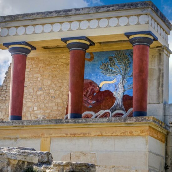 Knossos palace. Crete, Greece.