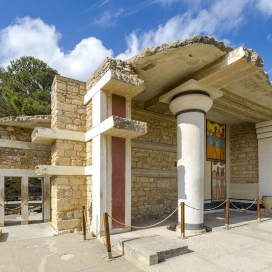 Knossos palace. Crete, Greece.