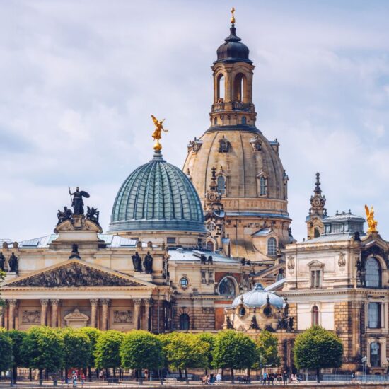 The ancient city of Dresden, Germany. Historical and cultural center of Europe.