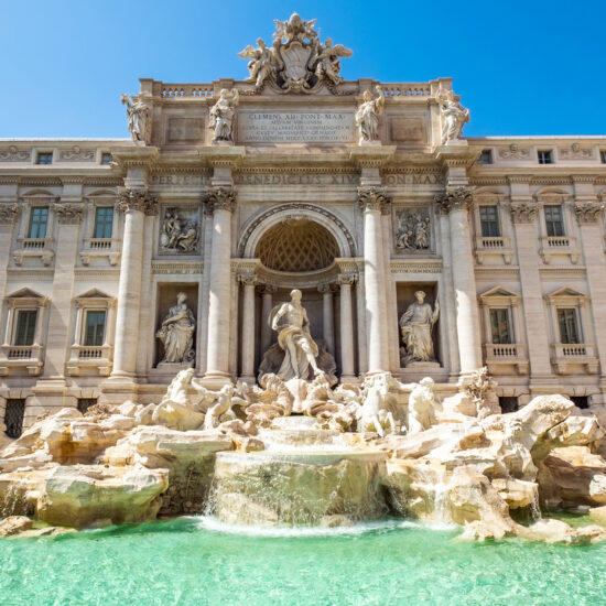 Fountain di Trevi in Rome, Italy