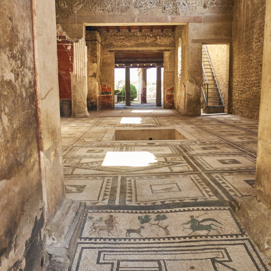 Ruins of Pompeii, ancient Roman city. Pompei, Campania. Italy.