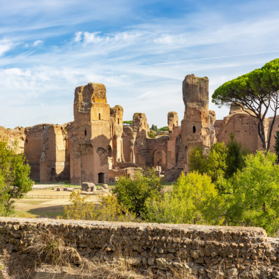 Baths of Caracalla (Terme di Caracalla) ruins in Rome, Italy
