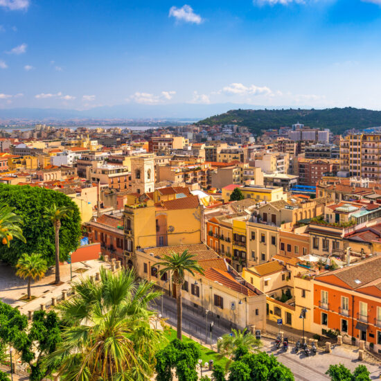 Cagliari, Italy Cityscape