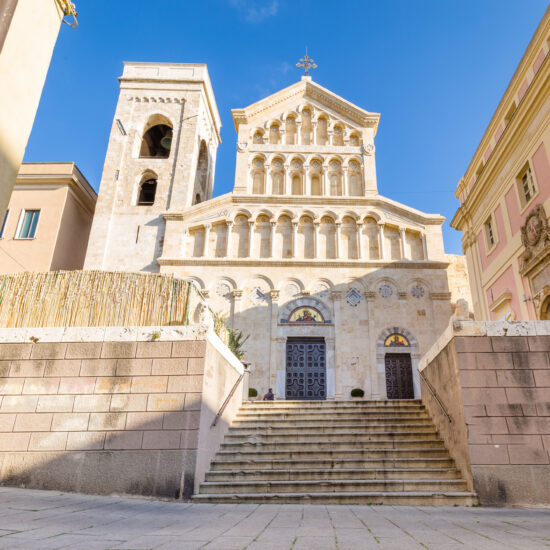 Cagliari Cathedral of Saint Mary in Sardinia Iisland, Italy