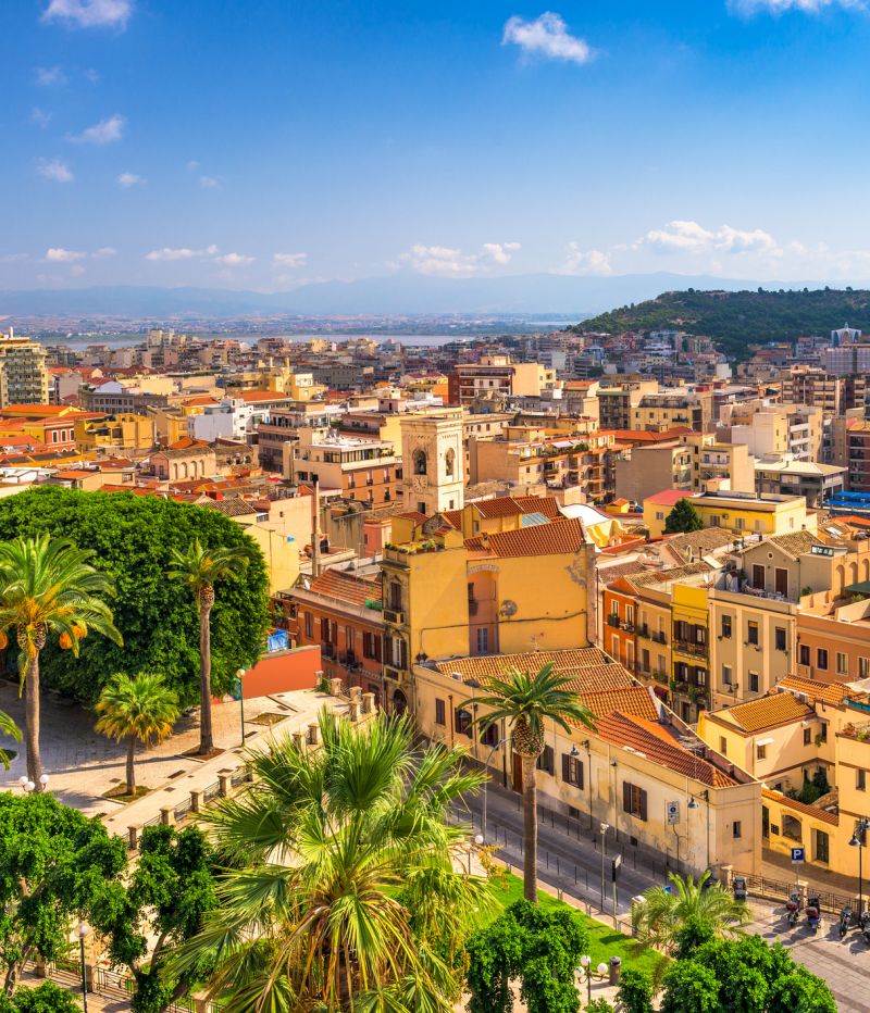 Cagliari, Italy Cityscape