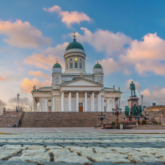 Helsinki Cathedral in the centre of Helsinki, Finland