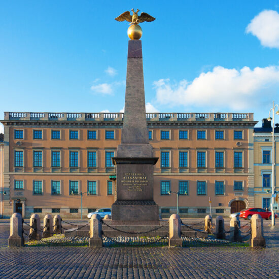 The Market Square in Helsinki, Finland