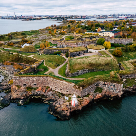 Suomenlinna fortress in Helsinki, Finland
