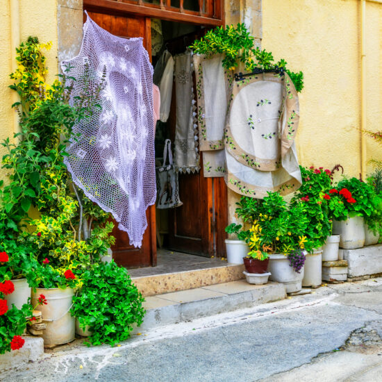 Traditional villages of Cyprus with lace workshops