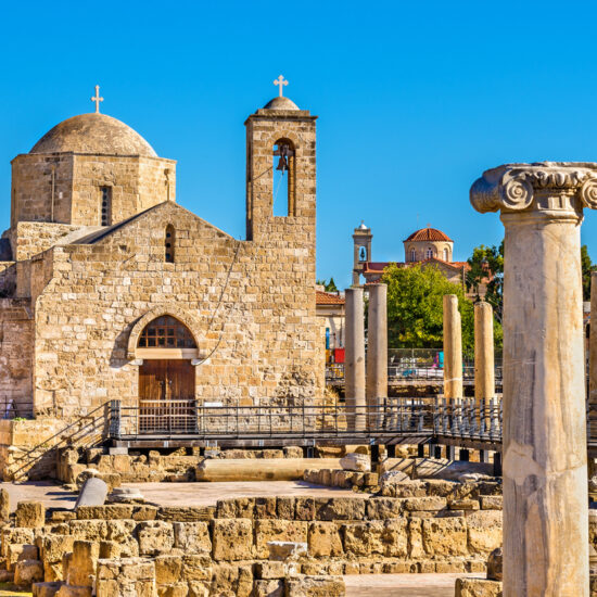 Panagia Chrysopolitissa Basilica in Paphos Cyprus