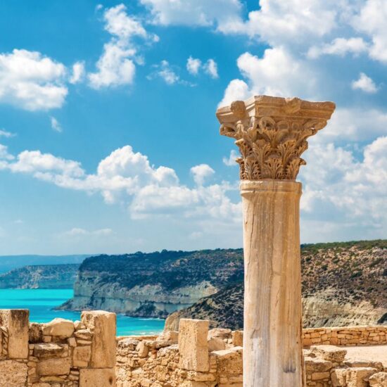 ?uins of ancient Kourion. Limassol District. Cyprus