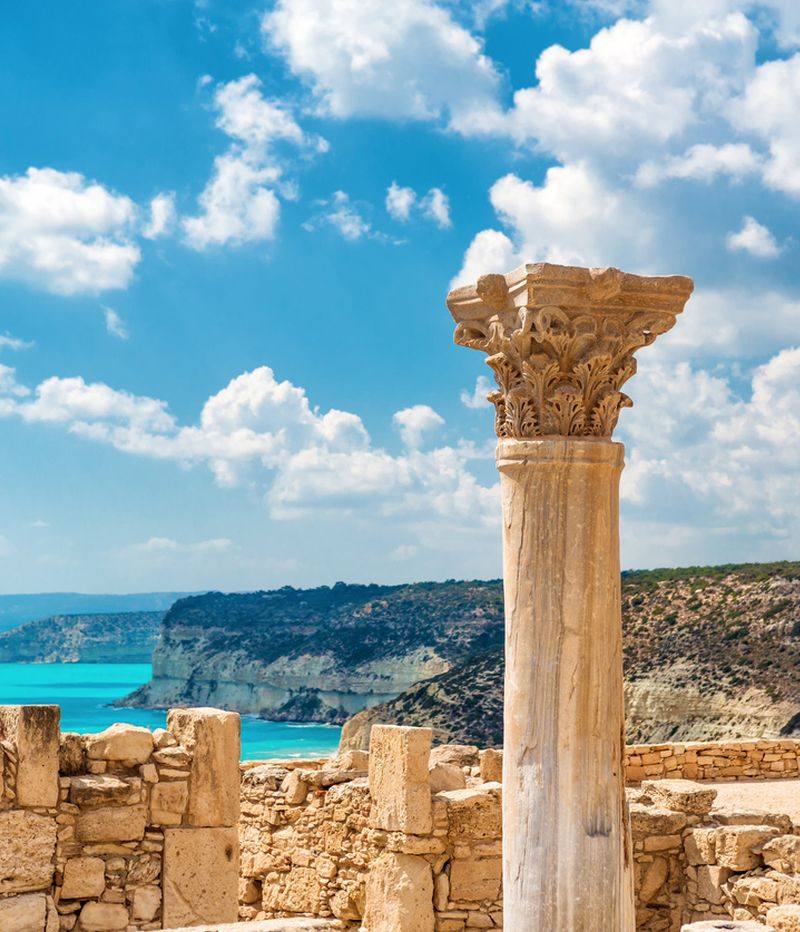 ?uins of ancient Kourion. Limassol District. Cyprus