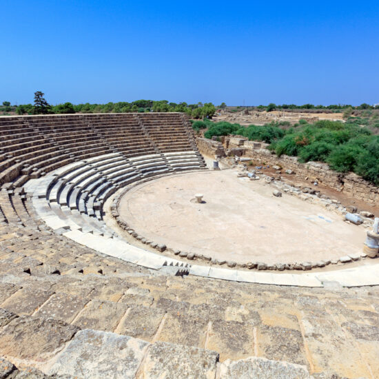 Ancient theater of Salamis near Famagusta