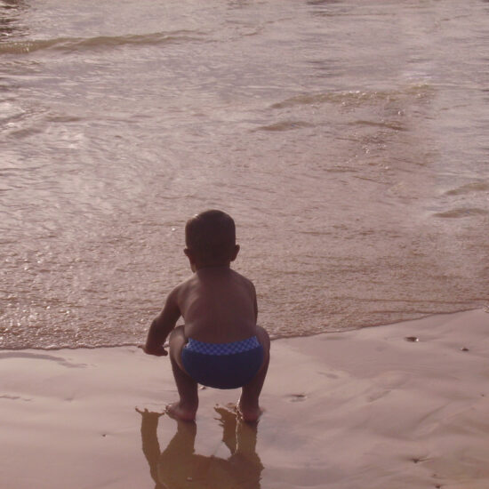 Baby in the beach