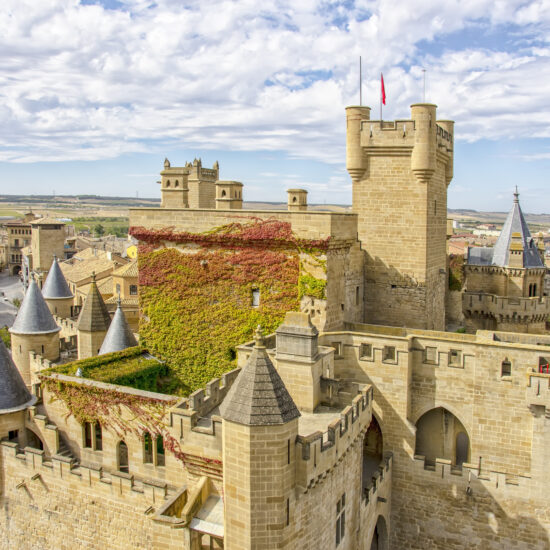 Olite Castle in Navarra, Spain