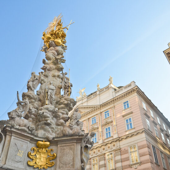 old town main street in Vienna