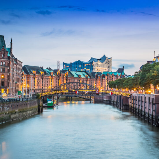 UNESCO World Heritage "Speicherstadt" in Hamburg Germany