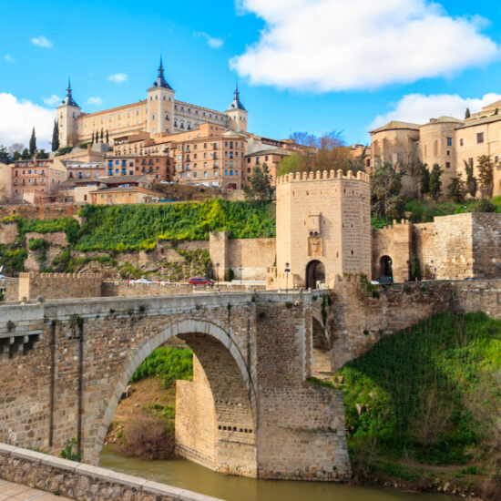 View in the old city of Toledo, Spain