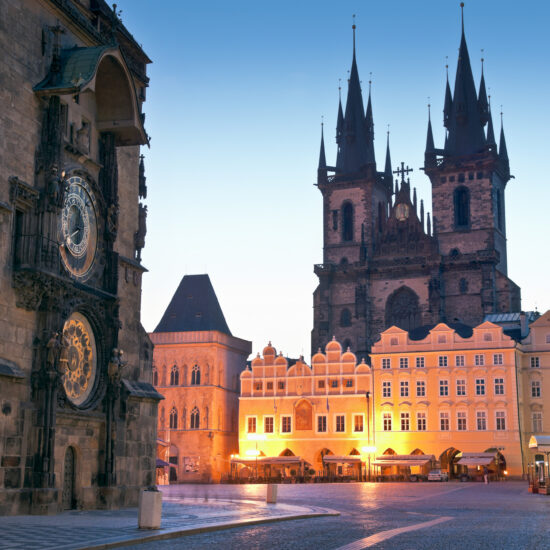 Old Town Hall, Church of our Lady Tyn, Prague