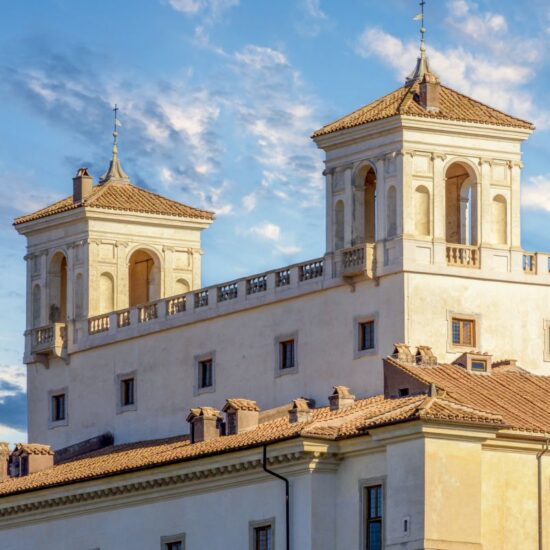 Villa Medici on Pincian hill in Rome, Italy
