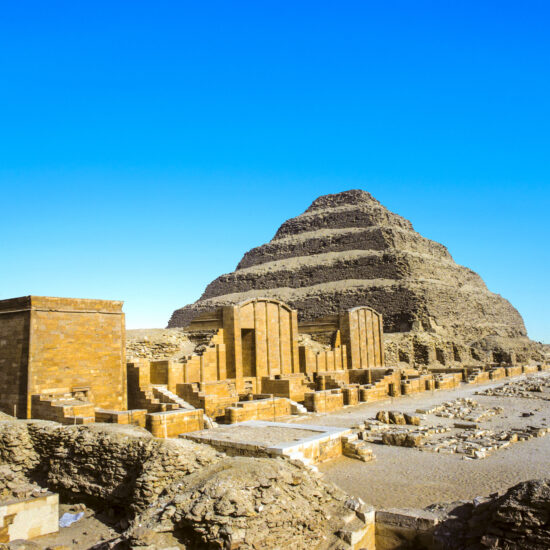 Pyramid of Djoser in the Saqqara necropolis, Egypt